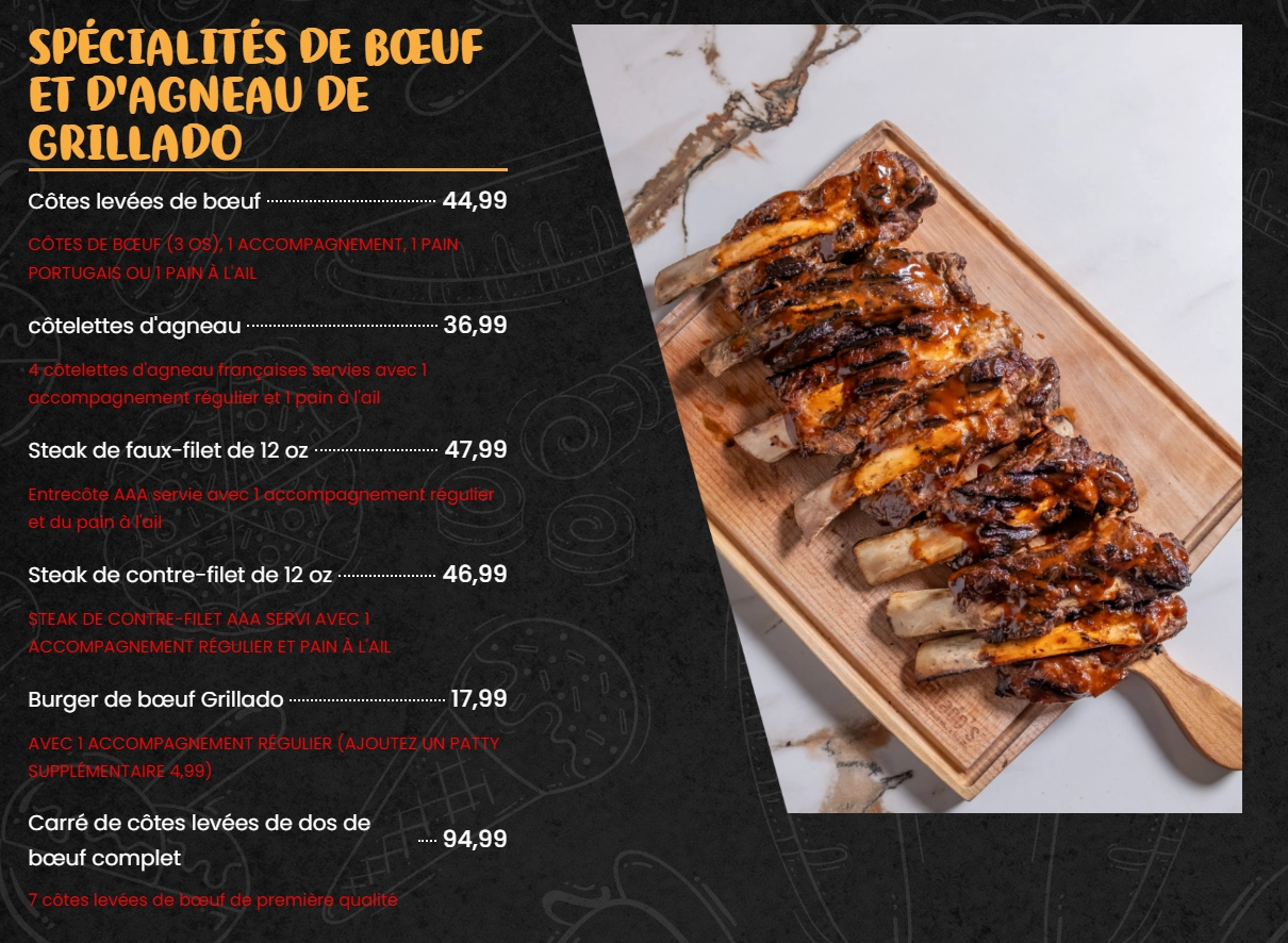 Grillados menu item 4